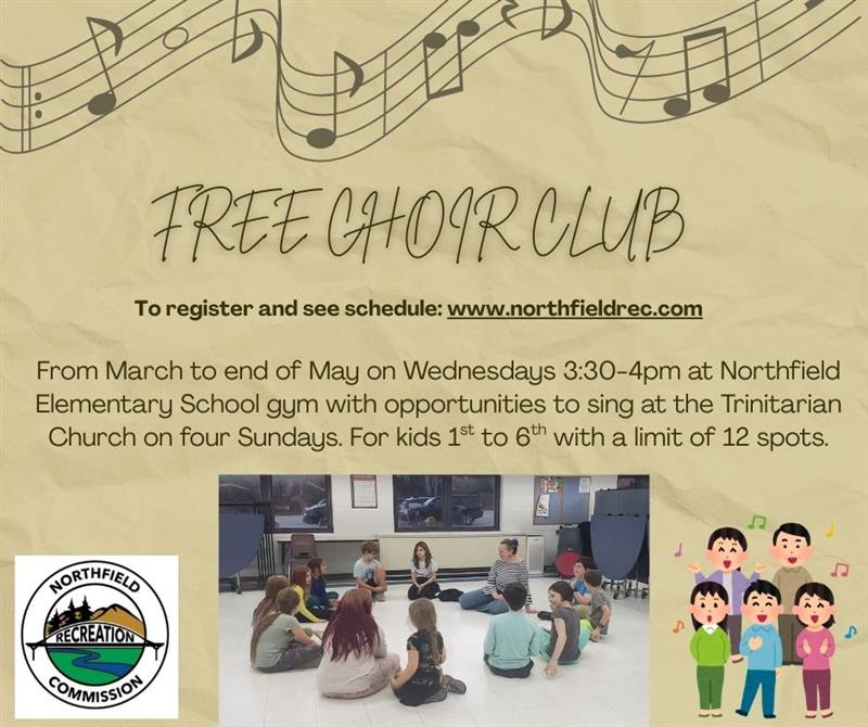 choir club flyer