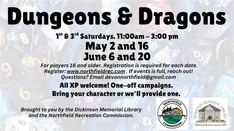 D&D May & June 2026