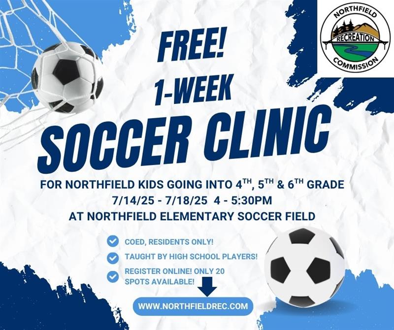 Soccer clinic flyer