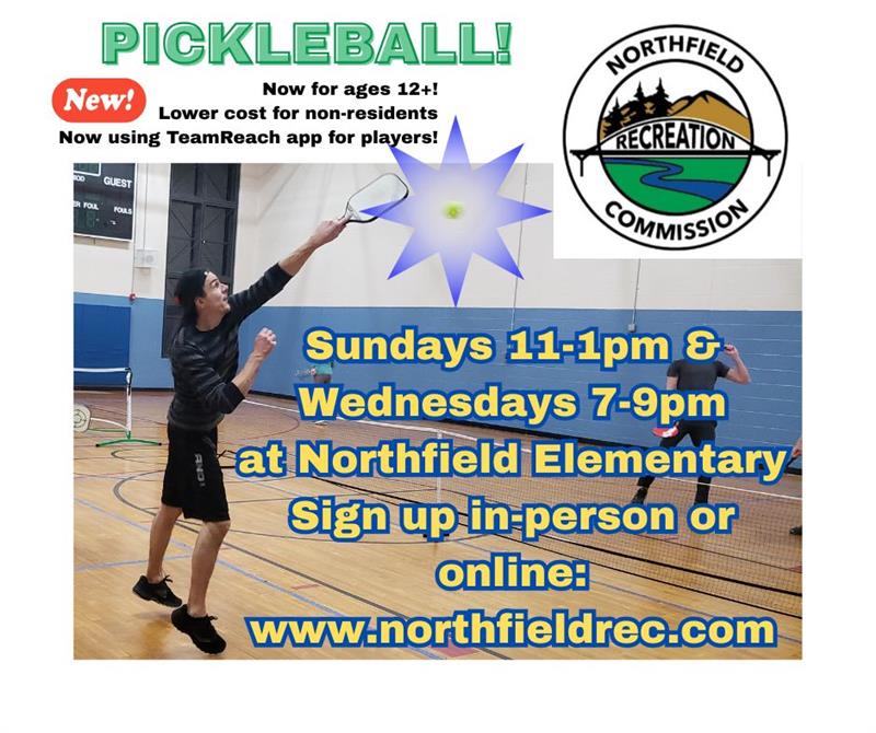 Pickleball Dec to Feb 2025